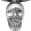 vidaXL Fruit Basket with Skull Feet Aluminium Silver