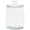 vidaXL Storage Glass Jars with Lid 4 pcs 8000 ml