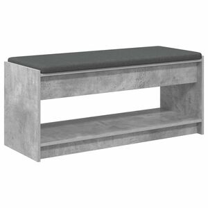vidaXL Hall Bench Concrete Grey 103 x 38 x 45 cm