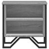 vidaXL Bedside Cabinet Grey Sonoma 2 pcs 40x30x40 cm Engineered Wood
