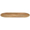 vidaXL Table Top 140x60x2.5 cm Oval Solid Wood Mango