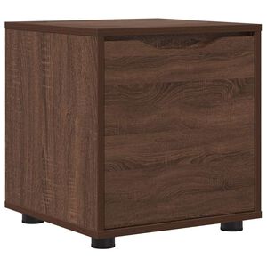 vidaXL Bathroom Cabinet Brown Oak 40.5 x 40 x 44 cm Engineered Wood