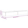 vidaXL TV Cabinets with LED Lights 2 pcs Concrete Grey 60x35x15.5 cm