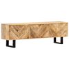 vidaXL TV Cabinet 140x30x45 cm Solid Mango Wood