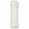 vidaXL Boat Rope 6 m 1.4 White Polyester