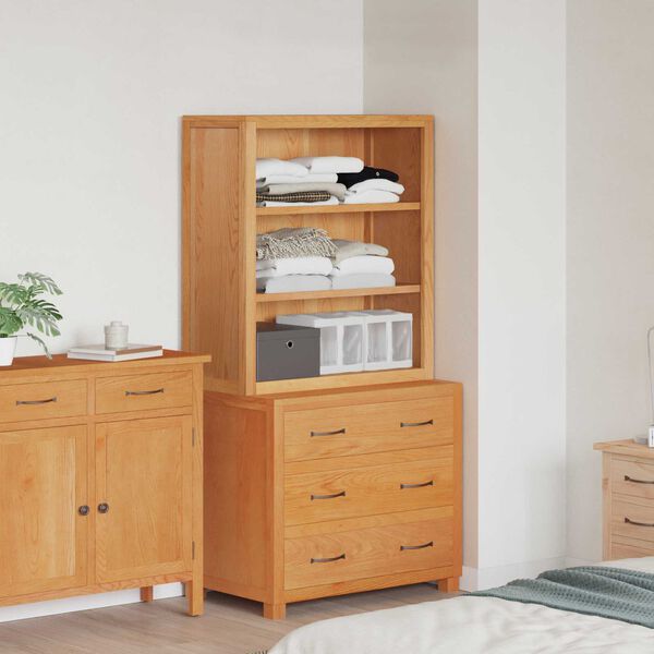 vidaXL Storage Furniture Set with Drawer Brown Engineered wood