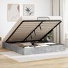 vidaXL Ottoman Bed Frame Concrete Grey 160 x 200 cm Engineered Wood