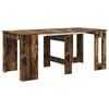 vidaXL Dinning Table 180 x 85 x 75 cm Engineered Wood Smoked Oak