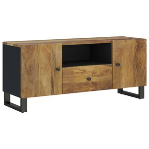 vidaXL TV Cabinet 105x33.5x46 cm Solid Wood Mango&Engineered Wood