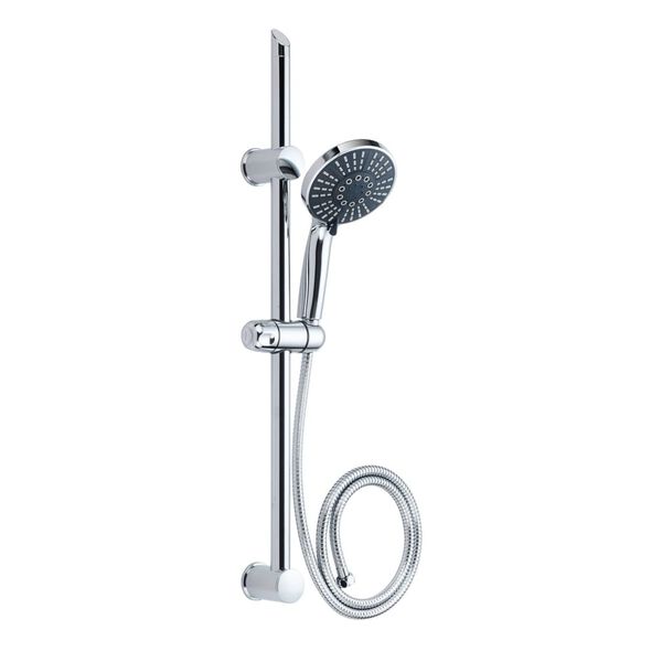 SCH&Uuml;TTE Shower Bar Set ADRIA Chrome
