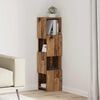 vidaXL Corner Cabinet Old Wood 25.5x25x102cm Engineered Wood