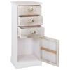 vidaXL Side Cabinet 38x28x86 cm Paulownia Wood