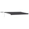 vidaXL Electric Retractable Awning Anthracite and Grey 4.5 x 3 m