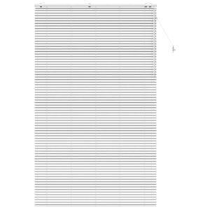 vidaXL Venetian Blind White 145 x 250 cm 35 mm Solid Paulownia Wood