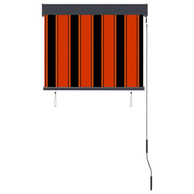 vidaXL Outdoor Roller Blind 80x250 cm Orange and Brown