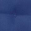 vidaXL Back Pillow Police Blue 45 x 24 x 50 cm Velvet