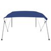vidaXL 4 Bow Bimini Top Blue 243x210x137 cm