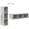 vidaXL Hanging Cabinet Concrete Grey 20 x 29.5 x 80 cm Engineered Wood