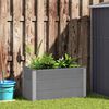 vidaXL Garden Raised Bed WPC 100x50x54 cm Grey