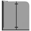 vidaXL Shower Enclosure Manual Black 120 x 68 x 130 cm