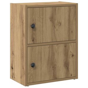 vidaXL Bookcase Artisan Oak 40x24x52 cm Engineered Wood