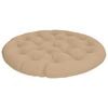 vidaXL Papasan Chair Cushion VIANEN 100% Polyester Sand &Oslash; 120 x 12 cm