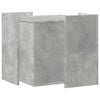 vidaXL Cat Litter Box Enclosure Concrete Grey 53x53x51 cm Engineered Wood