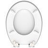 SCH&Uuml;TTE High Gloss Toilet Seat with Soft-Close POOLSIDE MDF