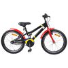 vidaXL Kids Bike 20 Inches for 6-11 Years Old Black Red