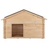 vidaXL Dog House 145x70x100.6 cm Solid Pine Wood 14 mm