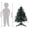 vidaXL Artificial Christmas Tree Green 64 cm PVC