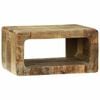 vidaXL TV Cabinet Set with Shelf 3 pcs Brown Solid Mango wood
