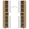 vidaXL Bathroom Furniture Set Manual 4 pcs Artisan Oak Engineered Wood