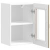 vidaXL Kitchen Wall Cabinet with Glass Door Kalmar Artisan Oak Engineered Wood