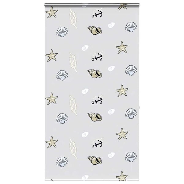 vidaXL Shower Roller Blind with Cassette 140x240 cm Fabric Width 136 cm