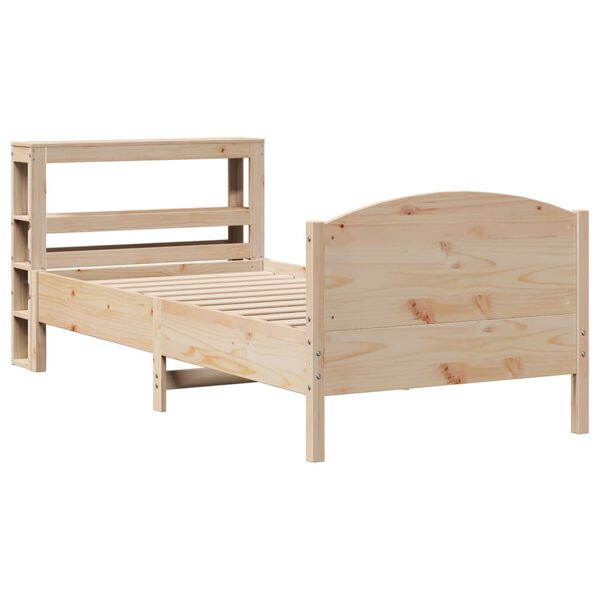 vidaXL Bed Frame without Mattress 100x200 cm Solid Wood Pine