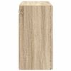 vidaXL TV Wall Cabinet Sonoma Oak 59.5 x 31 x 60 cm Engineered Wood