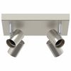 vidaXL Ceiling Spotlight Nickel 26 x 26 x 11.5 cm Metal
