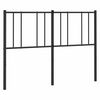 vidaXL Metal Headboard Black 160 cm