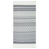 vidaXL Rug Grey and White 80x150 cm Cotton