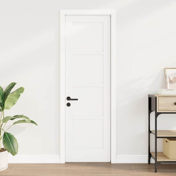 vidaXL Interior Door ORKDAL White 61 x 198.5 cm Plywood