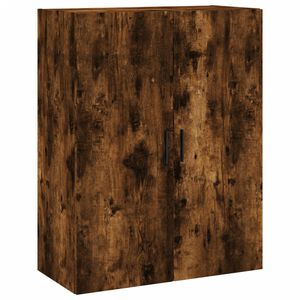 vidaXL Wall Mounted Cabinet Smoked Oak 69.5x34x90 cm