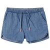 vidaXL Kids' Shorts Denim Blue 140