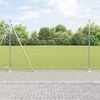 vidaXL Fence Post Silver 50 x 1.6 m (50 mm mesh) Steel