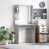 vidaXL Desk Concrete grey 78.5 x 37 x 154.5 cm Engineered wood