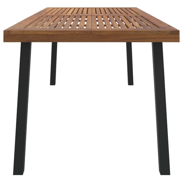 vidaXL Garden Table 200x100x75 cm Solid Wood Acacia