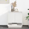 vidaXL Sideboard High Gloss White 70x41x75 cm Engineered Wood