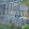 Kerbl Small Animal Outdoor Enclosure with Breakout Barrier 220x103x103 cm Chrome