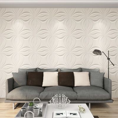 vidaXL 24 pcs Wall Panels 3D 0.5x0.5 m 6 m²