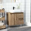 vidaXL Sink Cabinet Artisan Oak 65x33x60 cm Engineered Wood